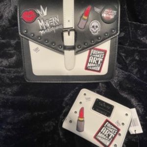 NWT Cruella Loungefly Crossbody Bag & Wallet